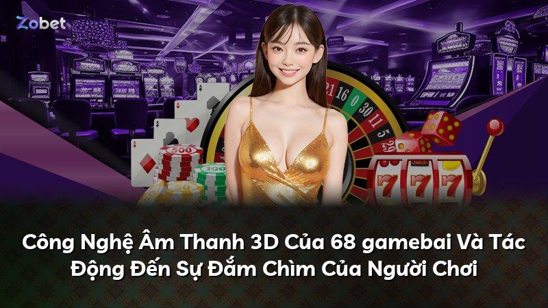 Công Nghệ Âm Thanh 3D Của 68 gamebai Và Tác Động Đến Sự Đắm Chìm Của Người Chơi