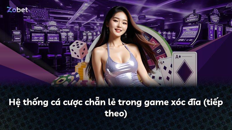 Hệ thống cá cược chẵn lẻ trong game xóc đĩa (tiếp theo)