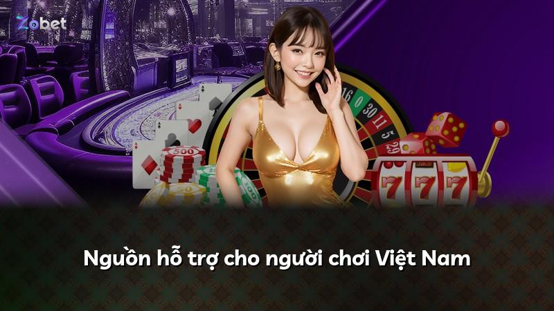 Nguồn hỗ trợ cho người chơi Việt Nam