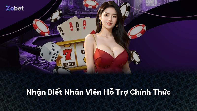 Nhận Biết Nhân Viên Hỗ Trợ Chính Thức